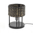 Modera - Tafellamp 1L tower waterhyacint - Zwart nikkel