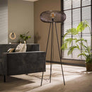 Modera - Vloerlamp copper twist - Zwart nikkel