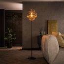 Modera - Vloerlamp 1L lantern - Zwart bruin