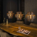 Modera - Hanglamp 3L lantern - Zwart bruin