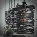 Modera - Hanglamp 5x ø17 spindle - Slate grey