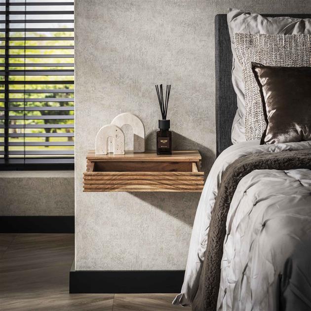 Modera - Nachtkastje 1L set-2 layer L - Massief acacia naturel