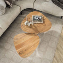 Modera - Salontafel driehoekig set van 2 - Massief acacia