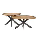 Modera - Salontafel set-2 spider - Massief acacia naturel