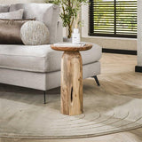 Modera - Bijzettafel River Solid 55cm hoog - Massief acacia