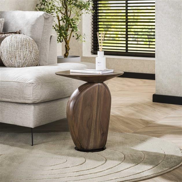 Modera - Bijzettafel Art Solid - Massief acacia glaze brown