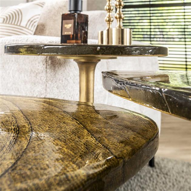Modera - Bijzettafel Eclipse L - Antiek goud