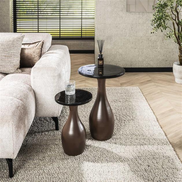 Modera - Bijzettafel Eclipse Drop S - Antiek koper