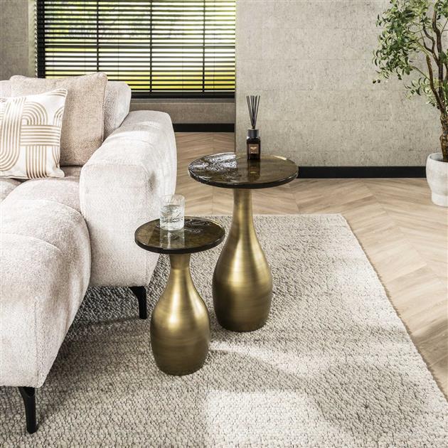 Modera - Bijzettafel Eclipse Drop S - Antiek goud