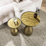 Modera - Bijzettafel Eclipse Drop S - Antiek goud