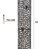 Modera - Vloerlamp Weaver XL 3-lichts - Zwart nikkel