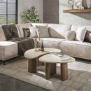 Modera - Salontafel set-2 Romano organic - Ceramic travertine