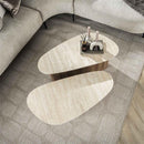 Modera - Salontafel set-2 Romano driehoekig - Ceramic travertine