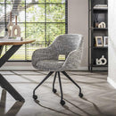 Modera - Armstoel spring wieltjes VPE2 - Eagle staalgrijs - set van: 2