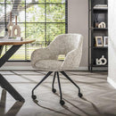 Modera - Armstoel spring wieltjes VPE2 - Eagle gebroken wit - set van: 2