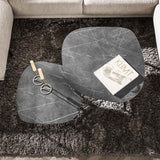 Modera - Salontafel set-2 rock organisch - 3D zwart bruin