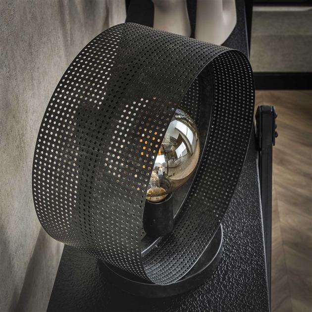 Modera - Tafellamp 1L ring geperforeerd - Charcoal