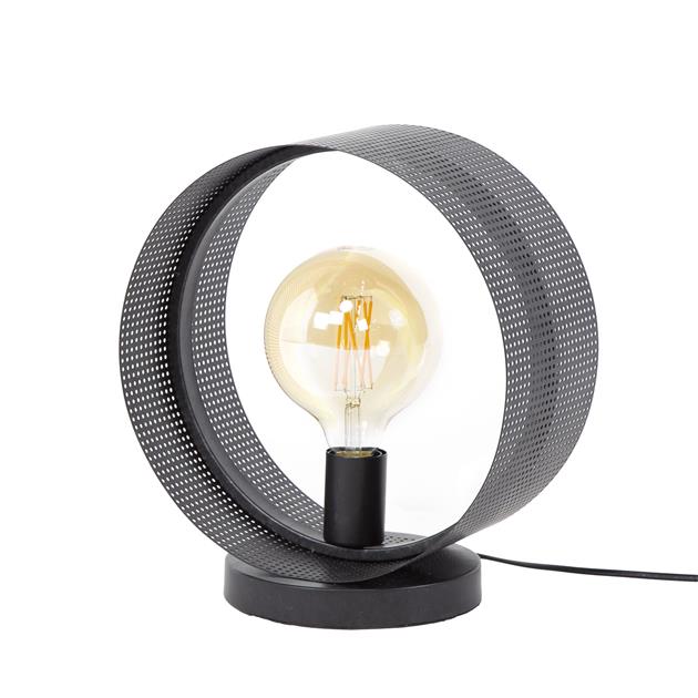 Modera - Tafellamp 1L ring geperforeerd - Charcoal