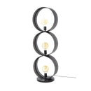 Modera - Vloerlamp 3L ring geperforeerd - Charcoal
