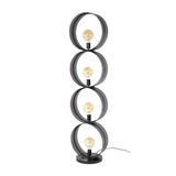 Modera - Vloerlamp 4L ring geperforeerd - Charcoal