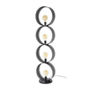 Modera - Vloerlamp 4L ring geperforeerd - Charcoal