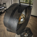 Modera - Hanglamp 3L ring geperforeerd - Charcoal