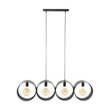 Modera - Hanglamp 4L ring geperforeerd - Charcoal
