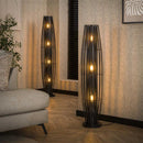 Modera - Vloerlamp Cylinder Mesh 3-lichts 120cm - Charcoal