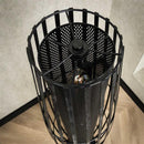 Modera - Vloerlamp Cylinder Mesh 4-lichts 150cm - Charcoal