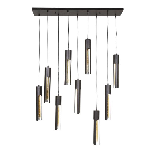 Modera - Hanglamp 5+4 tube - Artic zwart