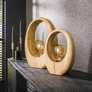 Modera - Tafellamp 1L Arch wood L