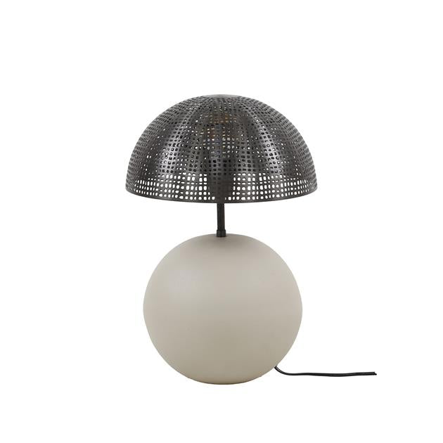 Modera - Tafellamp 1L sphere natural - Natural grey