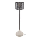 Modera - Vloerlamp 1L rechte kap natural - Natural grey