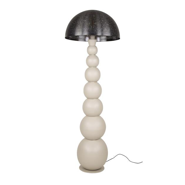 Modera - Vloerlamp sphere natural - Natural grey