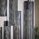 Modera - Hanglamp 5+4 tube mesh - Artic zwart
