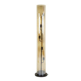 Modera - Vloerlamp 5L tube amber glas - Artic zwart