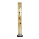 Modera - Vloerlamp 5L tube amber glas - Artic zwart