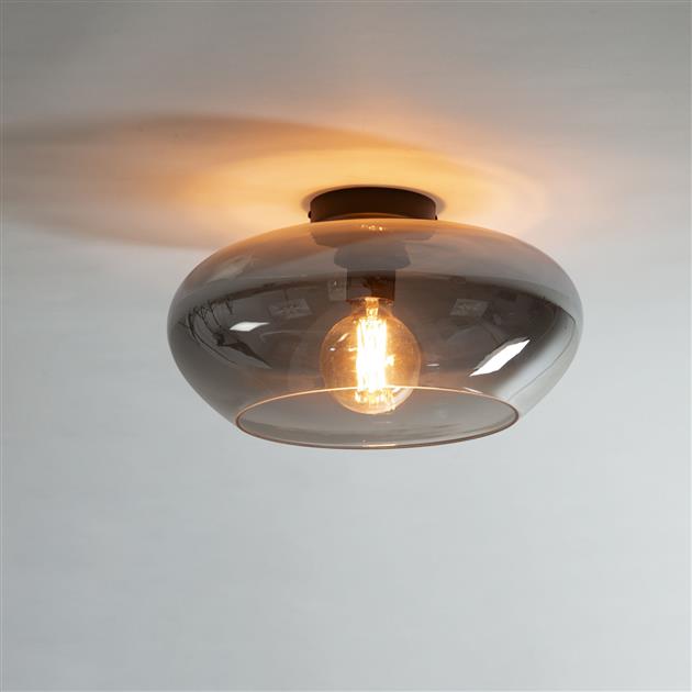 Modera - Plafondlamp elevate glass - Smoke grey glas