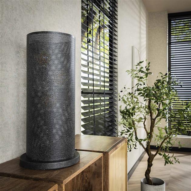 Modera - Tafellamp 3L koker mesh - Artic zwart