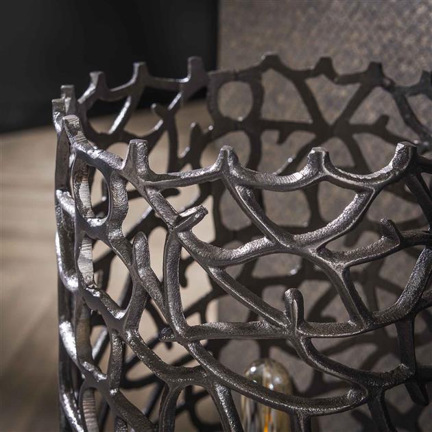 Modera - Vloerlamp Ø25 weaver cylinder L - Zwart nikkel