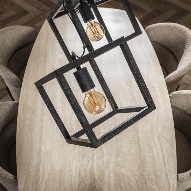 Modera - Hanglamp 4L kubus - Charcoal