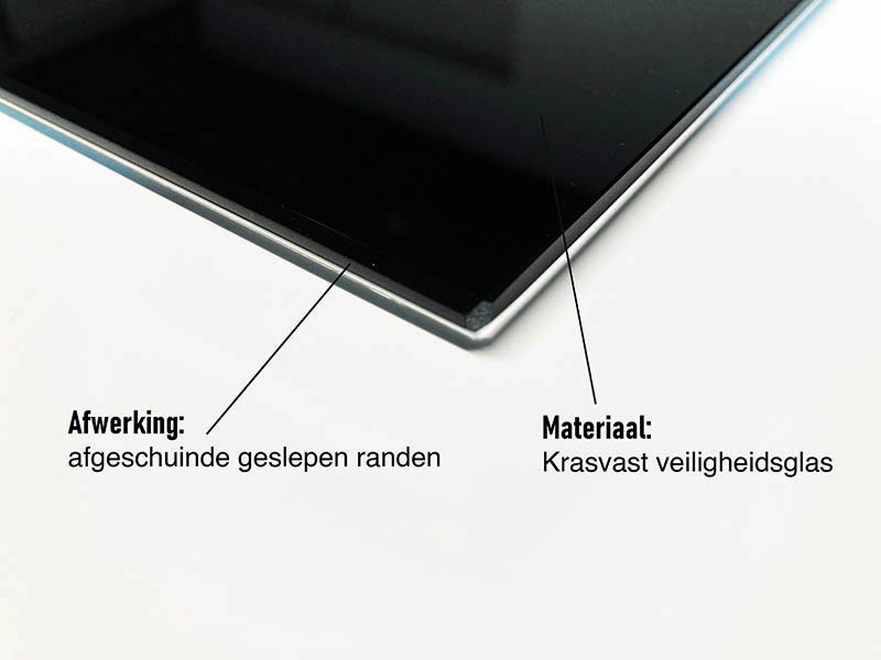 Glasschilderij - 100x150/ 80x120cm - Dieren - Olifant Savannah