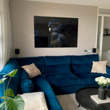 Glasschilderij - 100x150 / 80x120 / 60x90cm (liggend) - Exclusive - Dieren - Kaketoe Riva