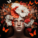 Glasschilderij - 100x150 / 80x120 / 60x90cm (liggend) - Exclusive - Flower Bomb