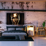 Glasschilderij - 100x150 / 80x120 / 60x90cm (liggend) - Exclusive - Golden Beauty