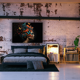 Glasschilderij - 100x150 / 80x120 / 60x90cm (liggend) - Exclusive - Odrina Orange