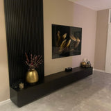 Glasschilderij - 100x150 / 80x120 / 60x90cm (liggend) - Exclusive - Special - Gouden Veren Mary