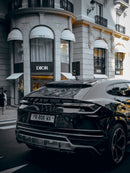 Glasschilderij - 100x150 / 80x120 / 60x90cm (staand) - Dior x Lamborghini Urus