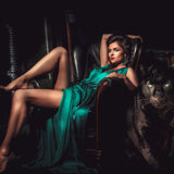 Glasschilderij - 100x150 / 80x120cm - Exclusive - Model - Medina x Black Panther