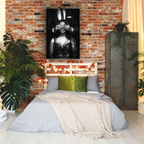 Glasschilderij - 120x80cm - Exclusive - Model - Classy Couple